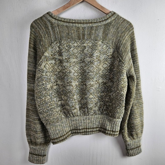 Free People Hoops‎ and Hollas Sweater Top XS Moss Green - Picture 7 of 9